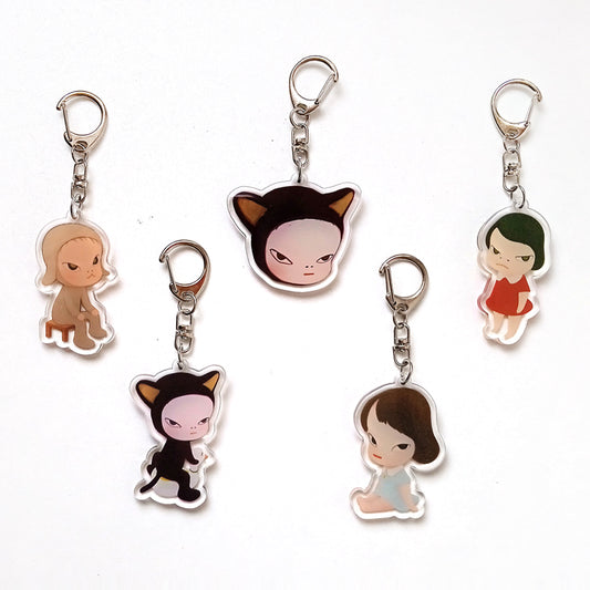 YOSHITOMO NARA KEYCHAINS