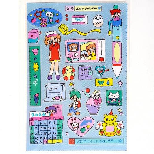 HAPPY DIARY STICKERS β CREAMHONEY