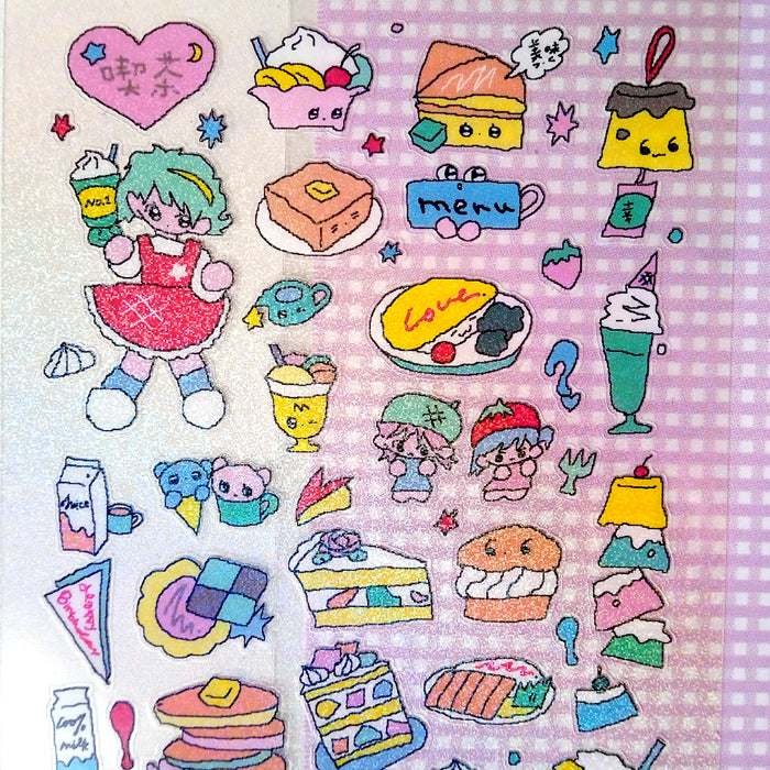 SWEET CAFE STICKERS – CREAMHONEY