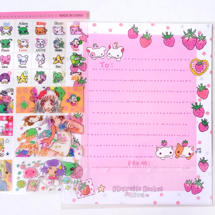 MY SECRET DIARY STICKERS – OLIWA