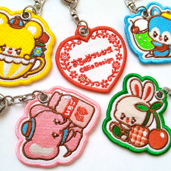 OCHAME FRIENDS EMBROIDERED KEYCHAINS