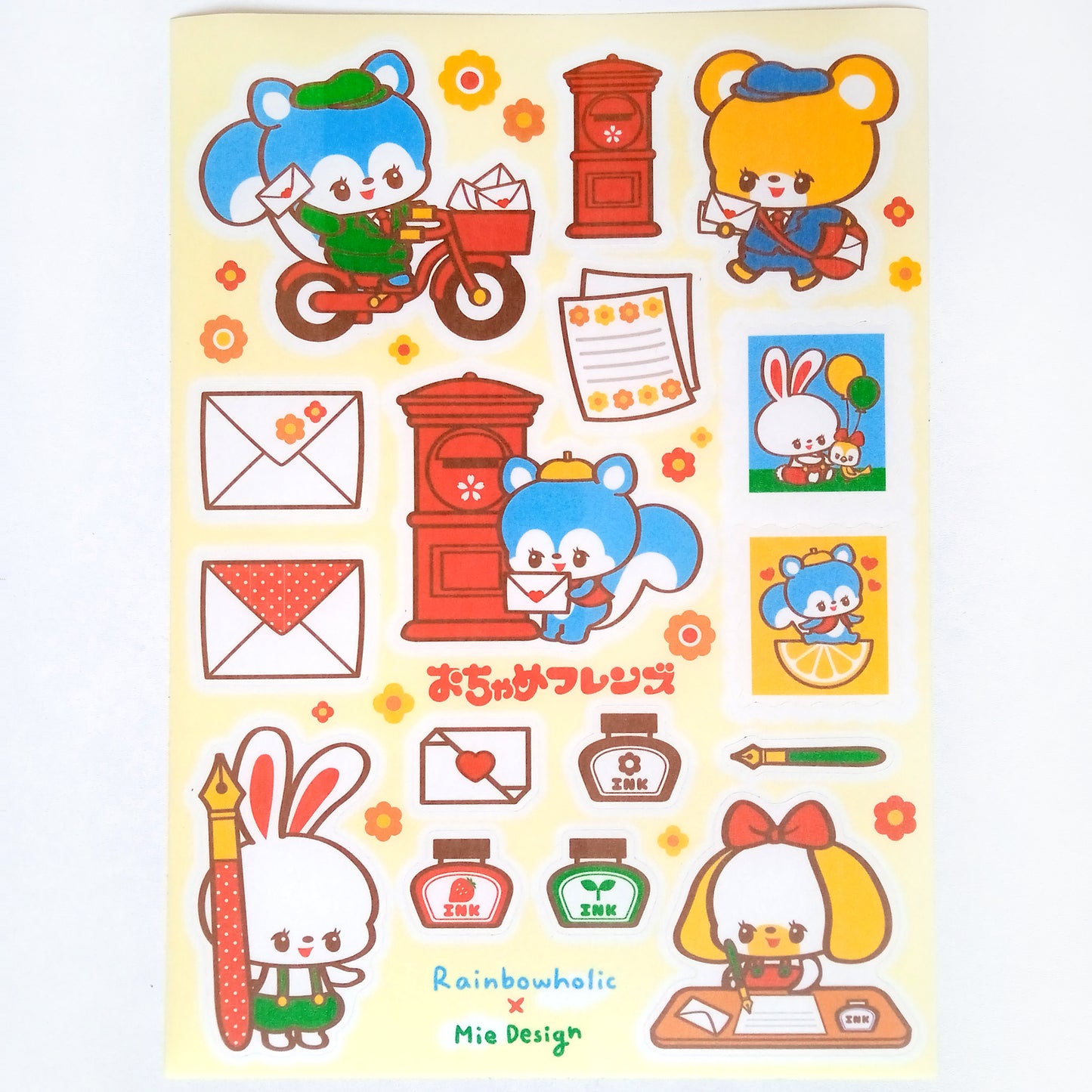 RETRO SHOWA STICKERS ★ MAIL – OCHAME FRIENDS
