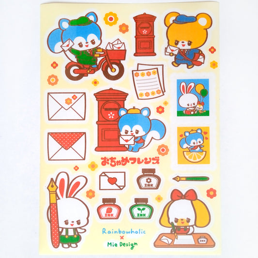 RETRO SHOWA STICKERS ★ MAIL – OCHAME FRIENDS