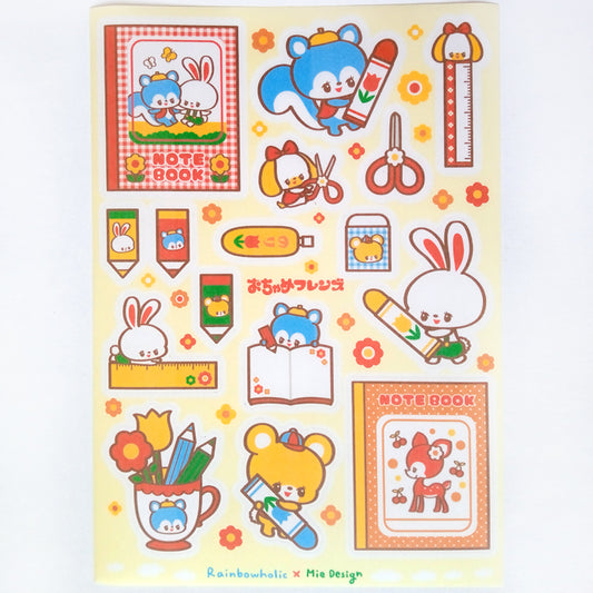 RETRO SHOWA STICKERS ★ JOURNAL – OCHAME FRIENDS