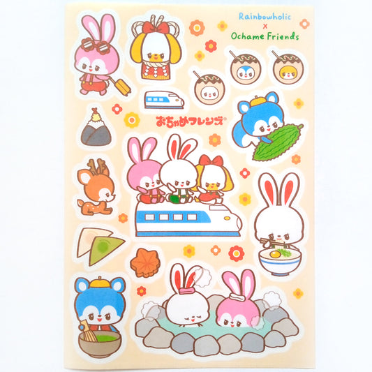 JAPAN TRIP STICKERS ★ TRAIN – OCHAME FRIENDS