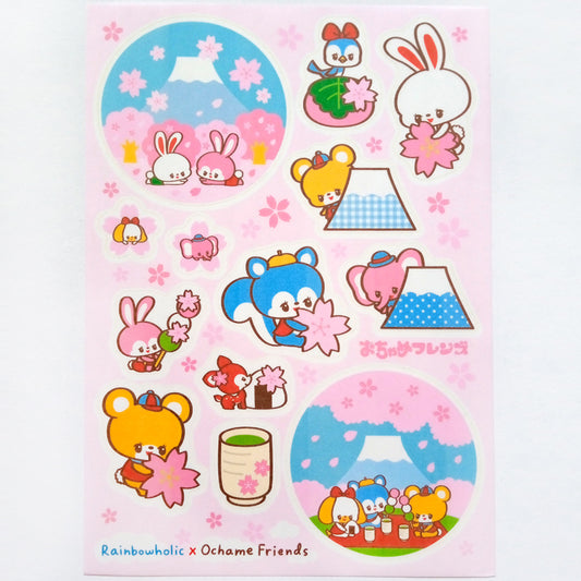SAKURA STICKERS ★ DAY – OCHAME FRIENDS