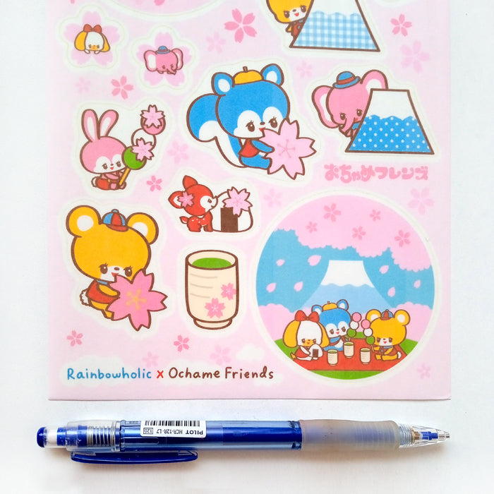 SAKURA STICKERS ★ DAY – OCHAME FRIENDS