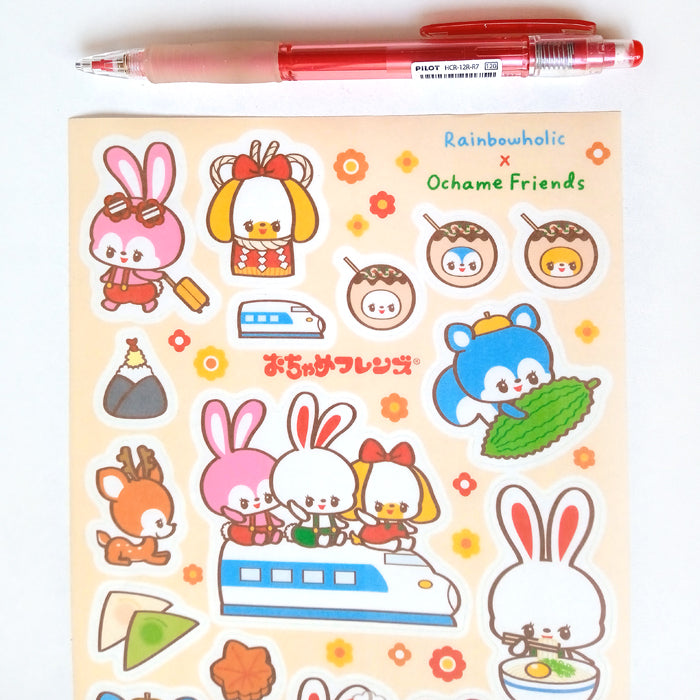 JAPAN TRIP STICKERS ★ TRAIN – OCHAME FRIENDS