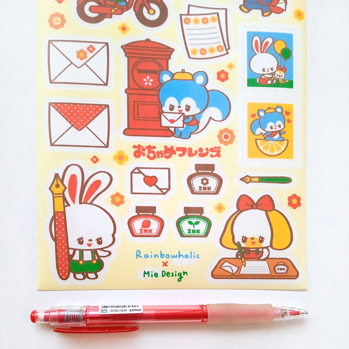 RETRO SHOWA STICKERS ★ MAIL – OCHAME FRIENDS