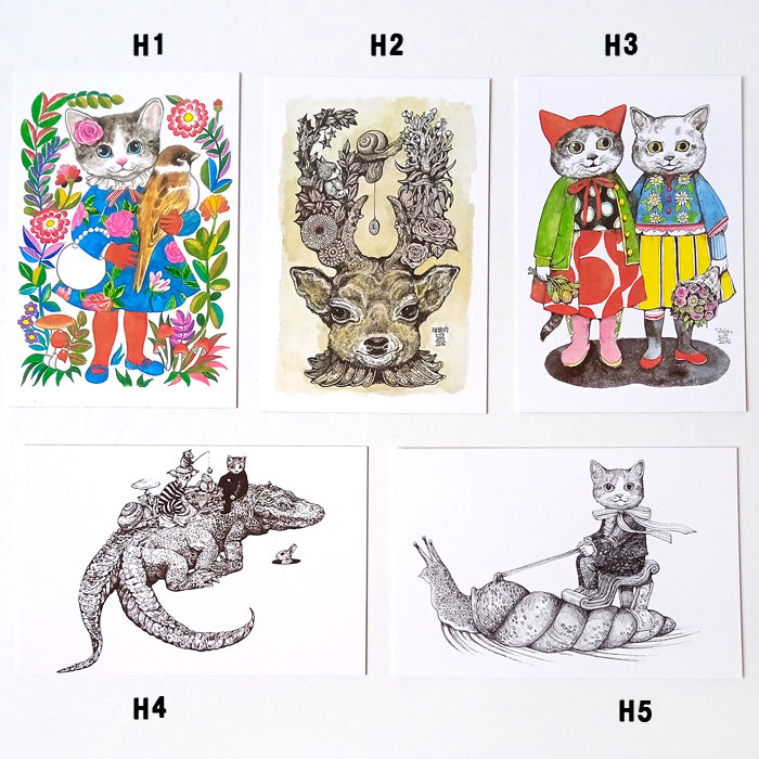 YUKO HIGUCHI POSTCARDS