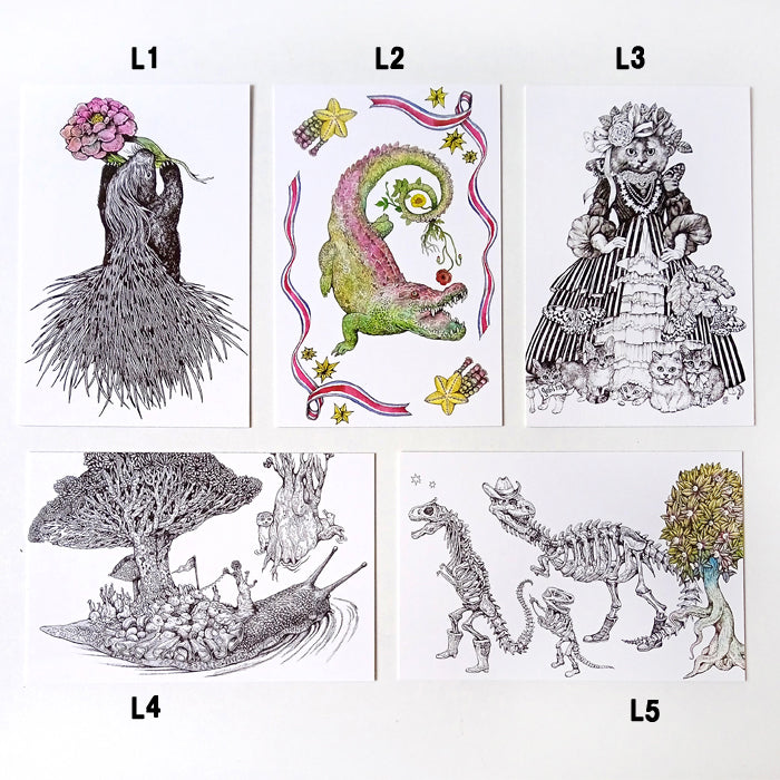 YUKO HIGUCHI POSTCARDS
