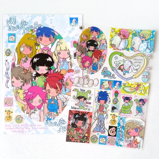 MY SNAKE SNAKE STICKERS – SUNONEBIRD