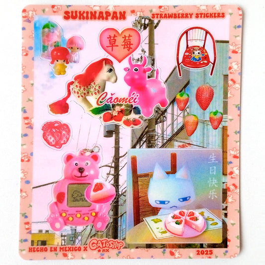 STRAWBERRY STICKERS – SUKINAPAN