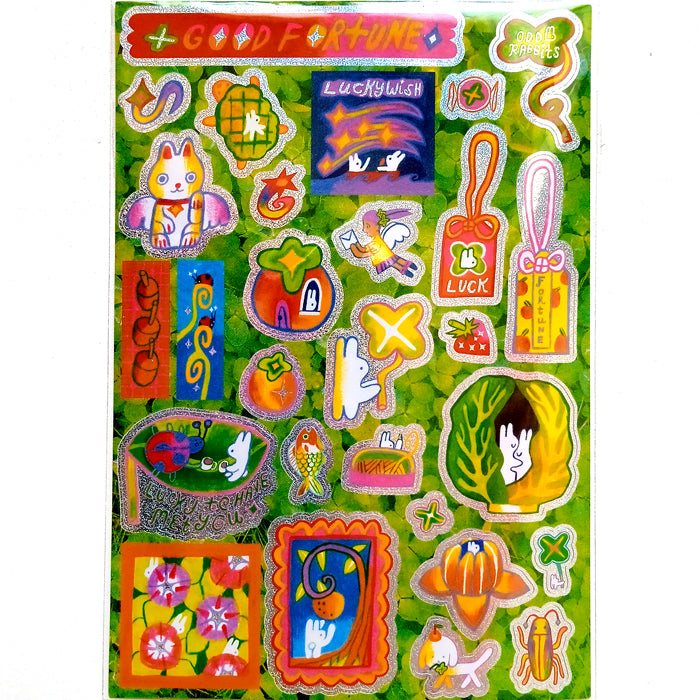 GOOD FORTUNE STICKERS – ODD RABBITS