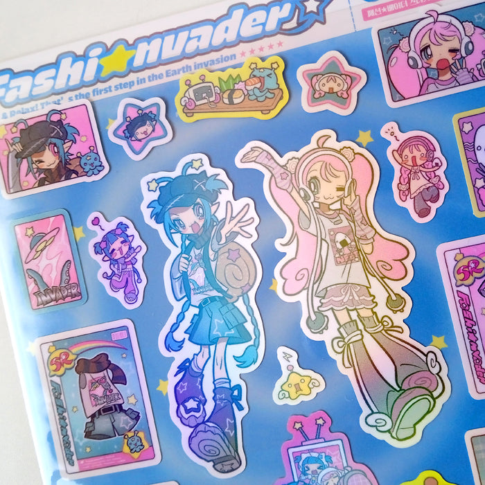 SUPER FASHION INVADER STICKERS – INVADER DARLING