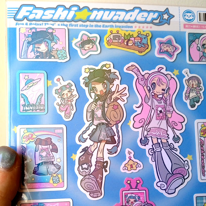 SUPER FASHION INVADER STICKERS – INVADER DARLING
