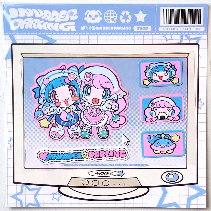 LET'S SAVE THE EARTH STICKERS – INVADER DARLING