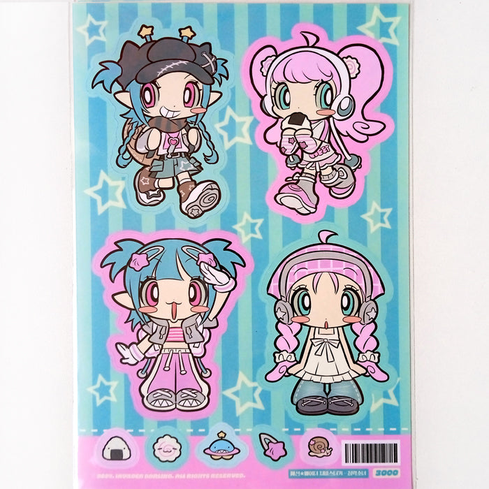 MINI FASHION INVADER STICKERS – INVADER DARLING