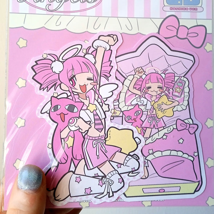GOODNIGHT ANGELS STICKERS – INVADER DARLING