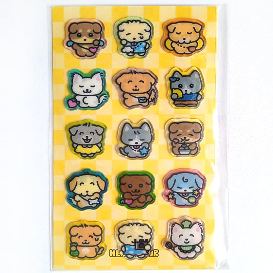 CATS & PUPS 3D STICKERS β HEEHEE CLUB