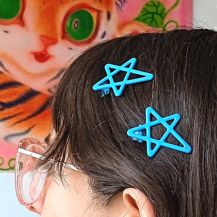DOODLE STARS HAIRCLIP SET