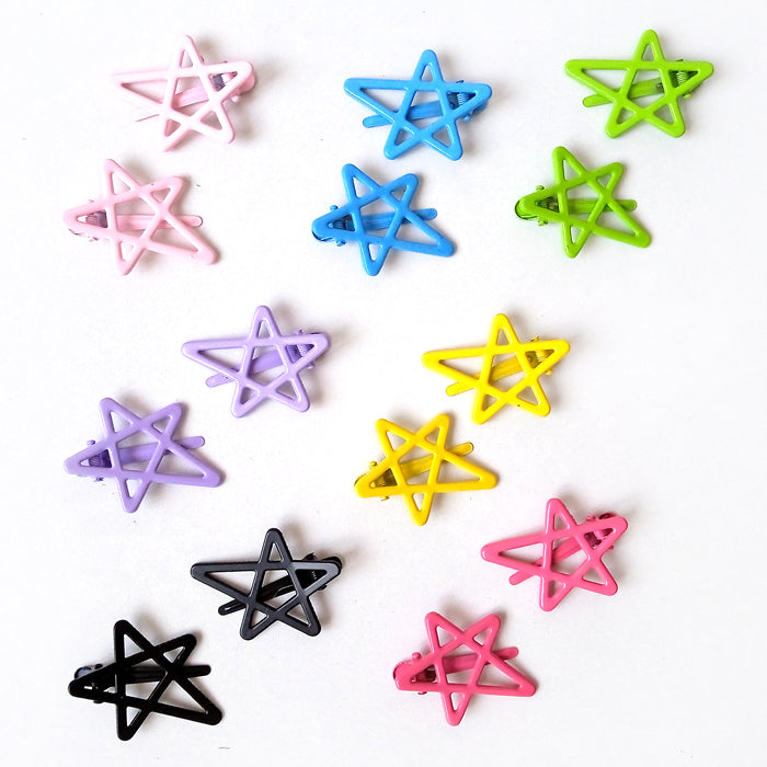DOODLE STARS HAIRCLIP SET