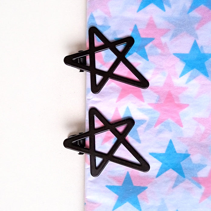 DOODLE STARS HAIRCLIP SET