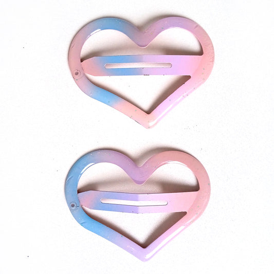 XL HEARTS HAIRCLIP SET