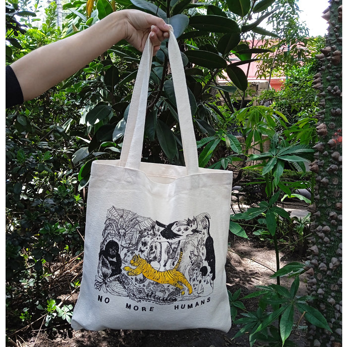 NO MORE HUMANS TOTE BAG – INECHI