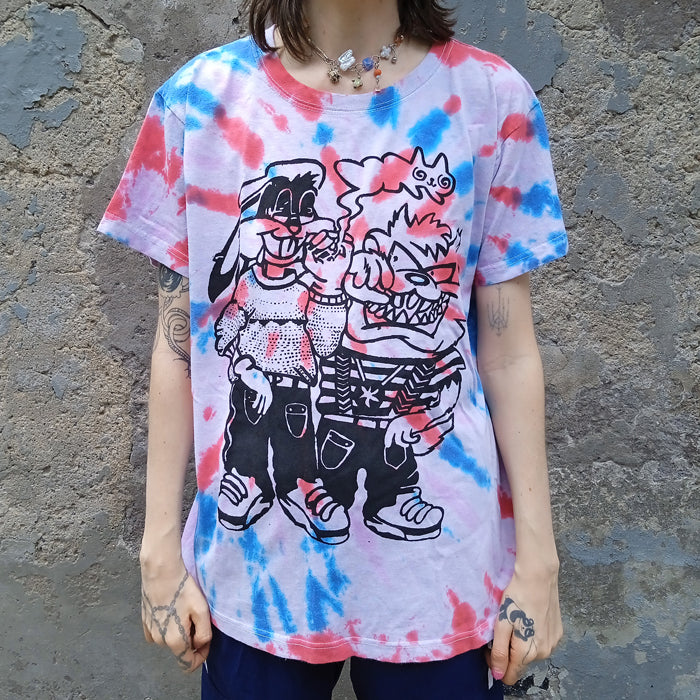 OLD-SCOOL TOONS TIE-DYE TSHIRT