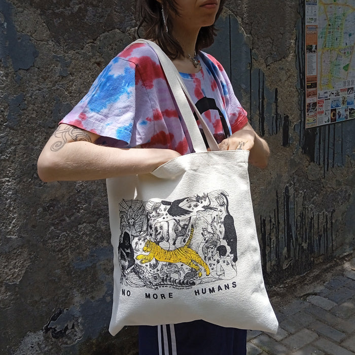 NO MORE HUMANS TOTE BAG – INECHI