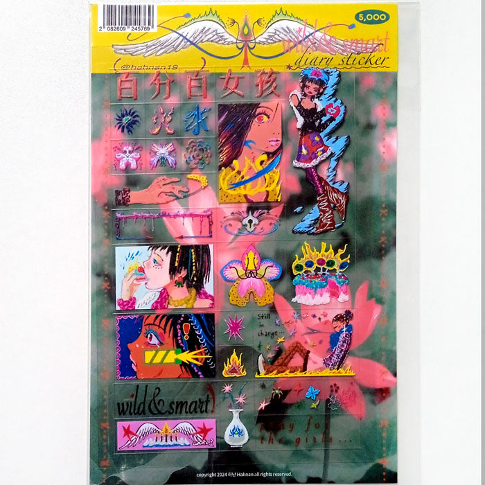WILD & SMART DIARY STICKERS – HAHNAN