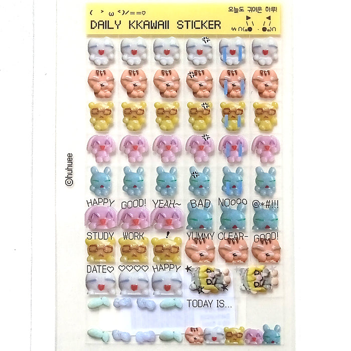 DAILY KAWAII STICKERS – HUHUEE