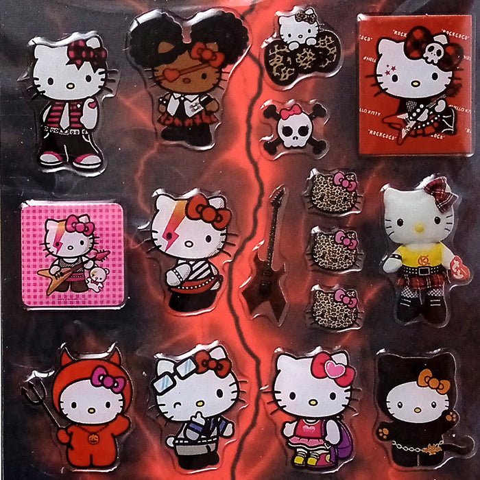 HELLO KITTY EMO 3D STICKERS