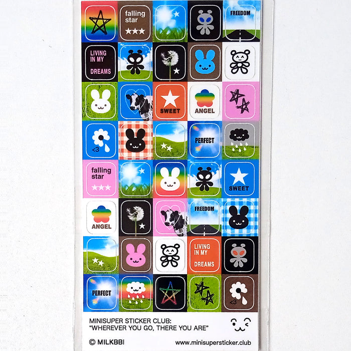 WHEREVER YOU GO, THERE YOU ARE STICKERS – MILKBBI