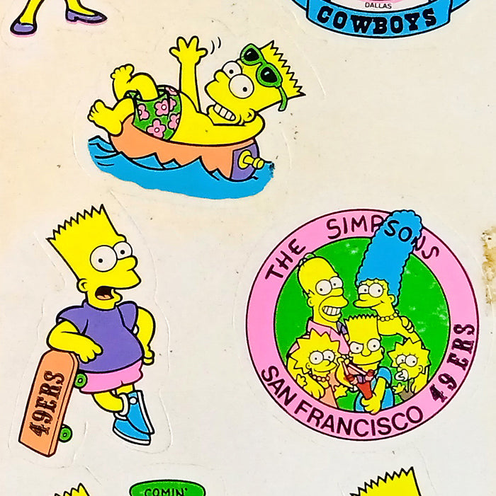 SIMPSONS STICKERS ★ BART