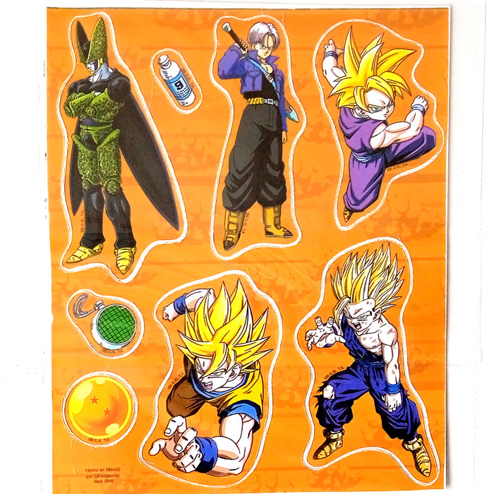 DRAGON BALL STICKERS ★ GREEN / ORANGE
