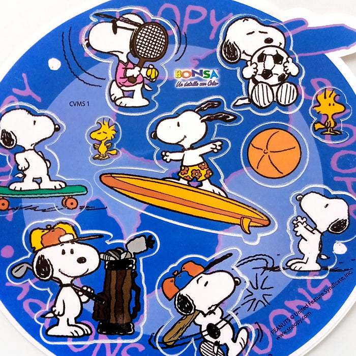 SPORTS SNOOPY STICKERS