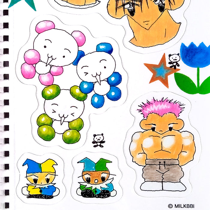 IN MY SKETCHBOOK STICKERS ★ B – MILKBBI