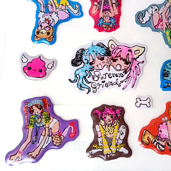 FOREVER FRIENDS 3D STICKERS – MARIBU