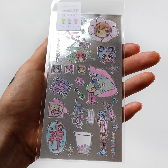 FORGET ME NOT STICKERS ★ PUZZLE – NEMONY