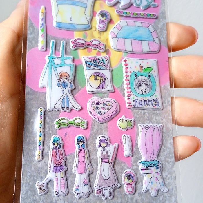 BE HAPPY STICKERS ★ BUNNY – NEMONY