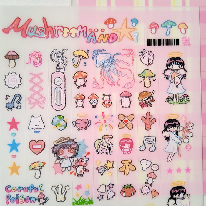 MUSHROOM STICKERS – AMUSTEW