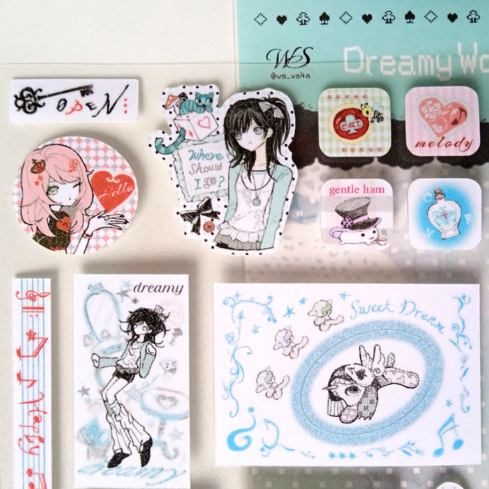 DREAMY WONDERLAND STICKERS – WASA