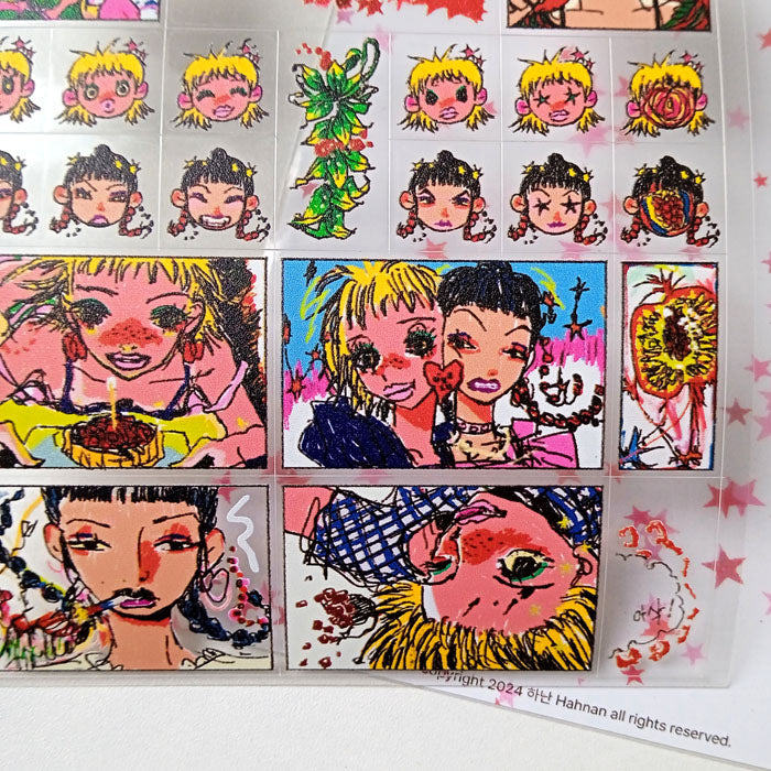 BITE ME! DIARY STICKERS – HAHNAN