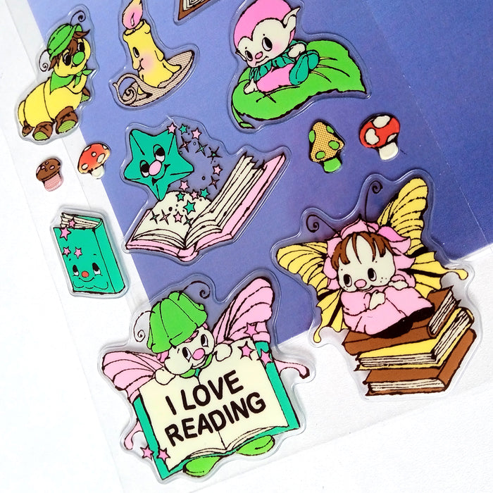 I LOVE READING 3D STICKERS – HANNAH-MICHELLE