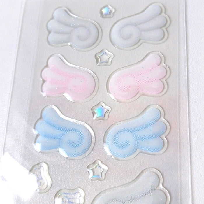 3D WINGS STICKERS