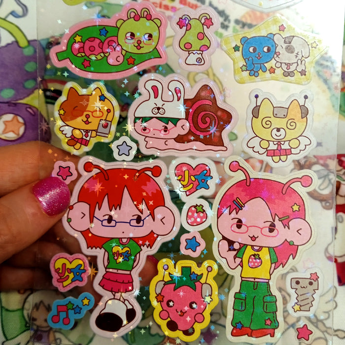 CANDY ALIENS STICKERS – MONANBEAR