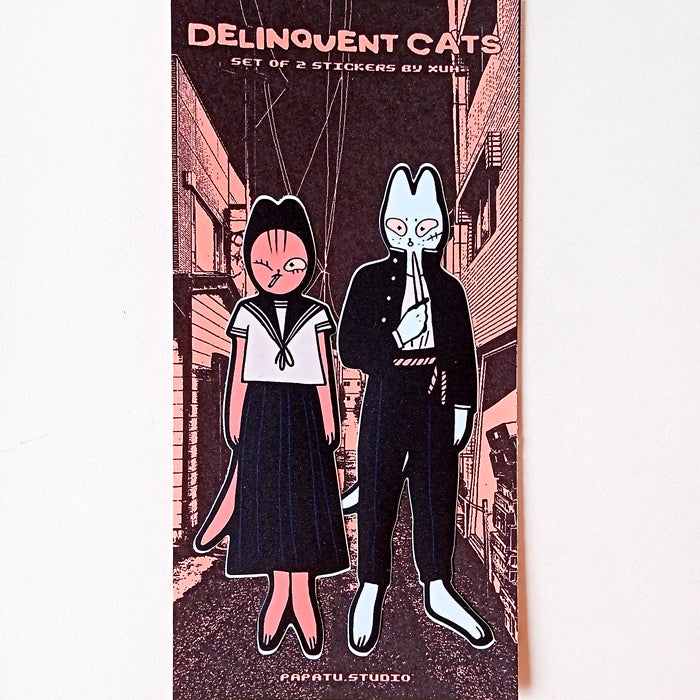 DELINQUENT CATS STICKERS – XUH