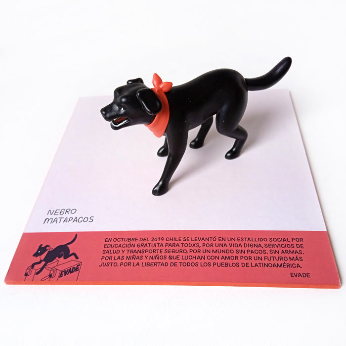NEGRO MATAPACOS ART TOY – MALDITO PERRITO